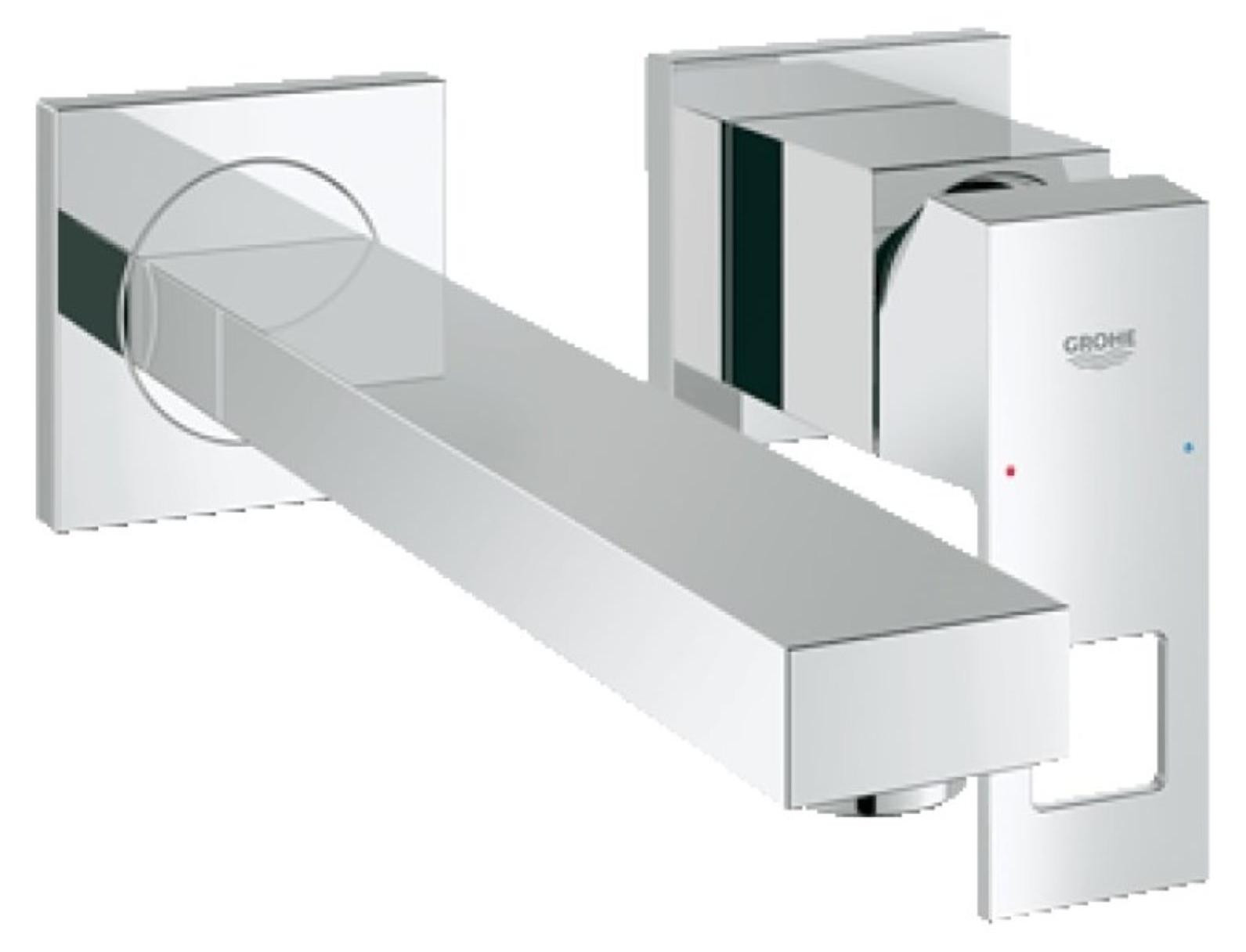 GROHE Eurocube Tweegats wastafelkraan met spaarfunctie 23447000