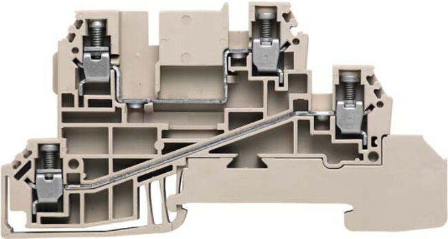 Weidmüller Bornier de distribution 90x6,1x49mm WDL 2.5/L/L (0455007)