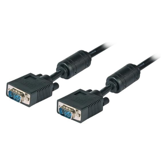 EFB Elektronik Monitorkabel HD15S/HD15S 40,0m, SVGA HQ Long Distance sw (40 m) (K5326SW.40)