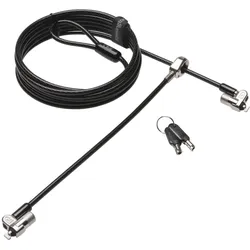 Kensington MicroSaver 2.0 Twin, Notebook Security, Schwarz