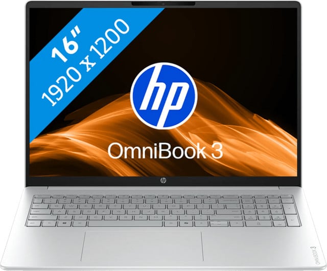HP OmniBook 3 16-bu0970ndx Multimedia Laptop met Windows