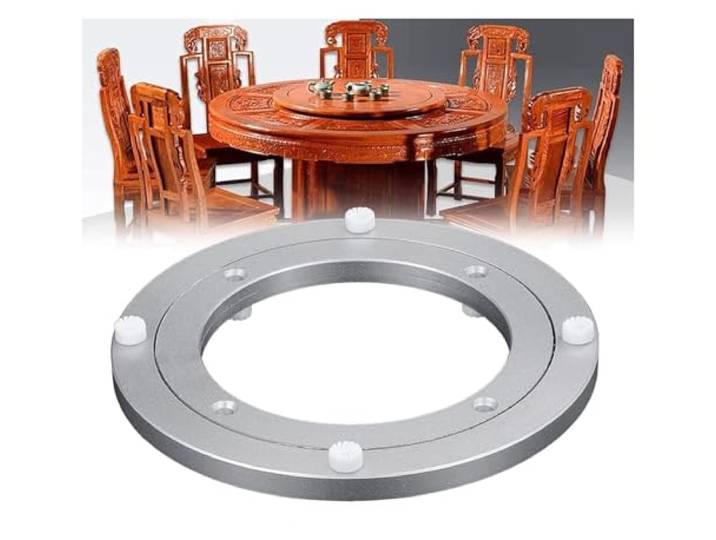 Esstisch-Drehplatte, Aluminium 360 drehbares Kugellager(20 inches (500mm))