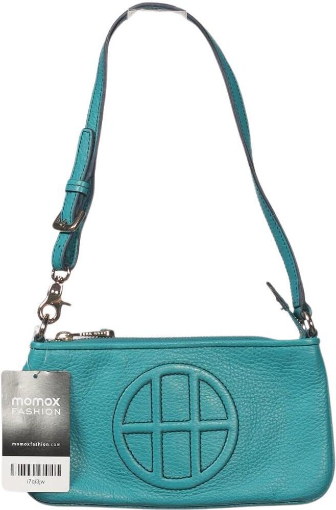 by Hugo Boss Damen Handtasche klein, Türkis, Kunstleder / kein / Etikett - Second Hand