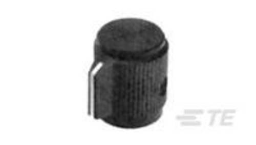 TE Connectivity 9-1437622-2 Drehknopf mit Zeiger Schwarz (Ø) 12.7mm Package