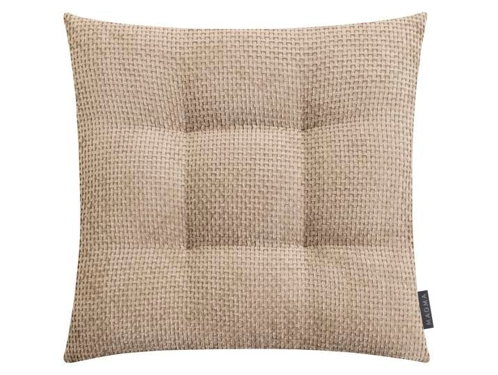 Stuhlkissen MAGMA HEIMTEX ARLO Stuhlkissen Form 55 , taupe, gesteppt unifarben, B:35cm H:5cm L:35cm, Chenille, Faserbällchen (Polyester), Polyester, Dekokissen_Sitzkissen_Kissenhüllen, Stuhlkissen, Komfort trifft Stil: Hochwertiges Stuhlkissen mit robuster Webstruktur