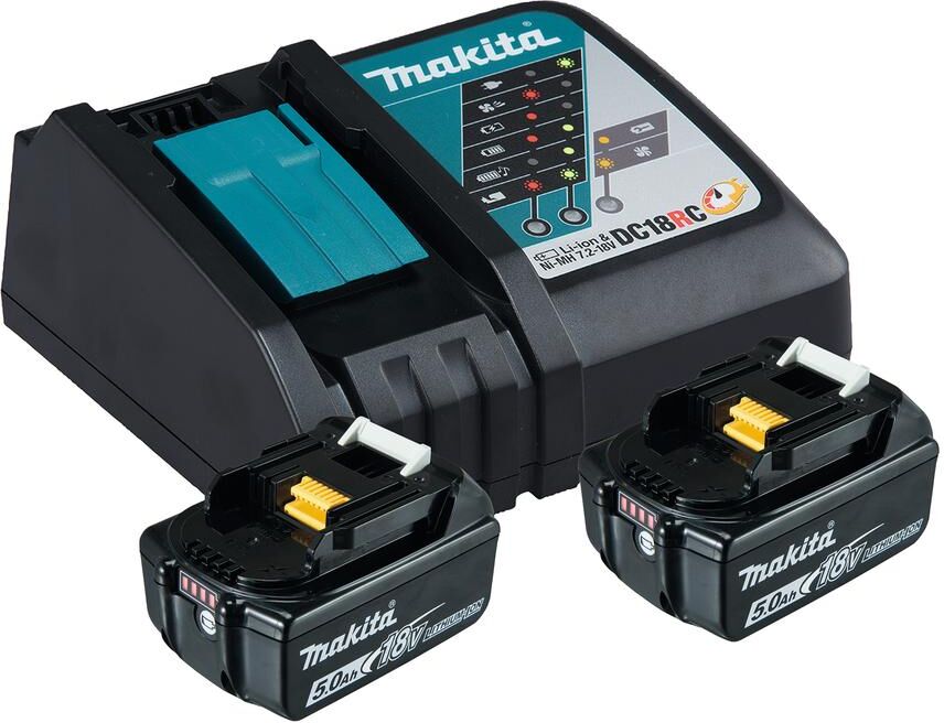 Akku-Ladestation MAKITA "ENERGYPACK 18V / 5Ah", schwarz, Ladegeräte, Akku-Ladestation schwarz Einheitsgröße
