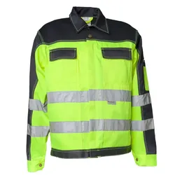 Warnschutz Bundjacke "KONTRAST" - 25 - gelb/marine