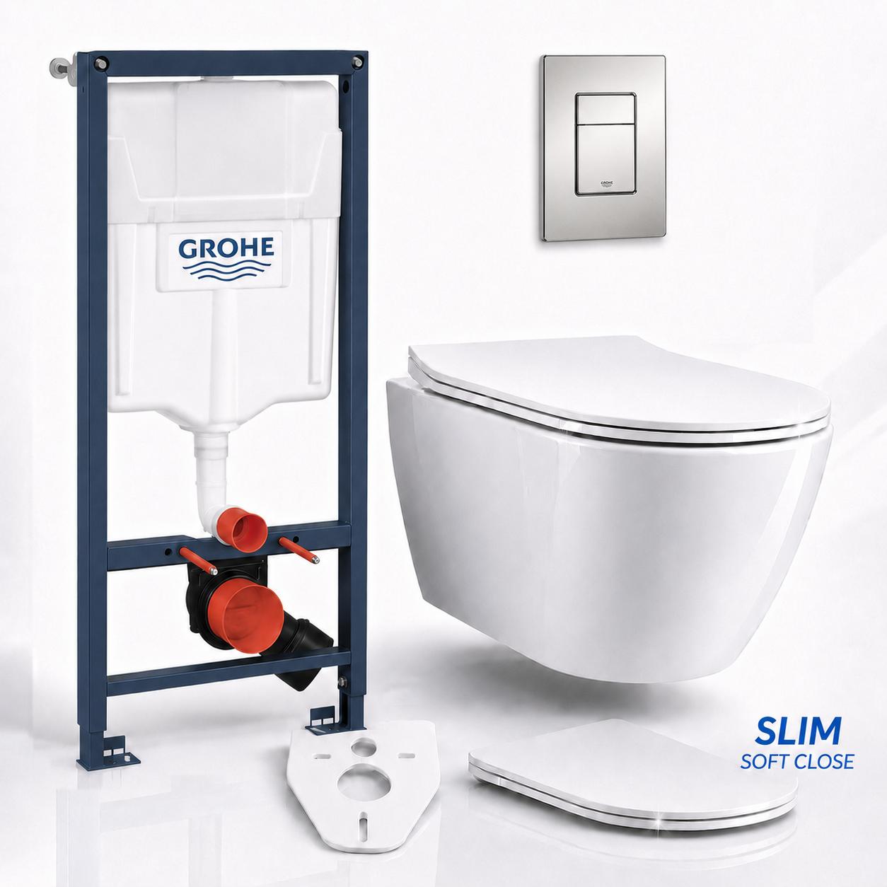Grohe Vorwandelement WC-Schüssel Betätigungsplatte Skate C | BADLAND ROLO