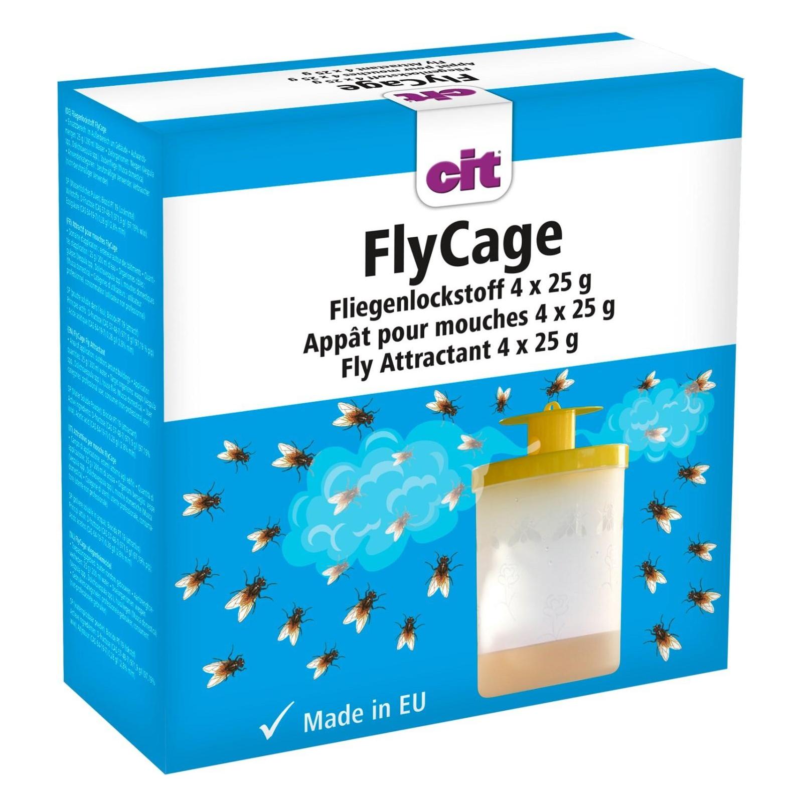 Kerbl CIT Fliegenlockmittel FlyCage 25 g, 4 St. (15454)