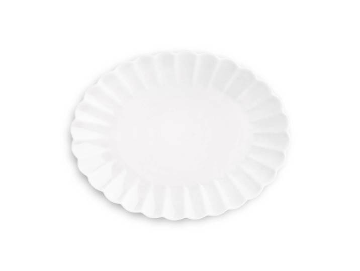 Mateus Plat Oyster 30x35 cm Blanc