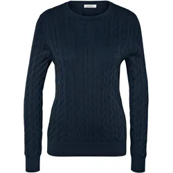 Tchibo - Zopfstrickpullover - Damen - Gr. S - dunkelblau