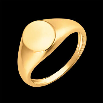 Edenly Ring DÃ¤mmerschein - Siegelring Achilles - 9 Karat Gelbgold