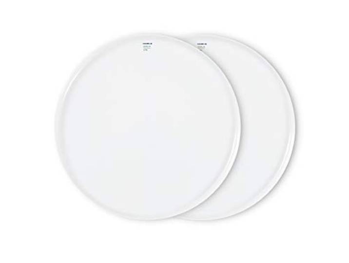 KPM Berlin LAB Teller, Porzellan-Teller im 2er-Set, weiß, Ø 26 cm Handgefertigte Speiseteller in modernem Design aus Berlin, mikrowellen- & spülmaschinengeeignet, Duo Set im Geschenkkarton