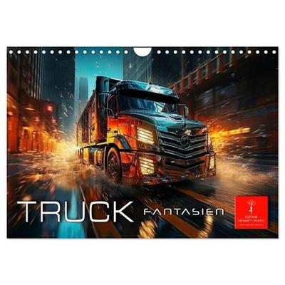 Truck Fantasien (Wandkalender 2027 DIN A4 quer), CALVENDO Monatskalender