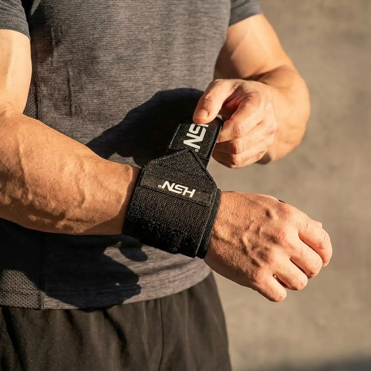 HSN Muñequera  negra (x2) - Entrenamiento -  -   Servicios