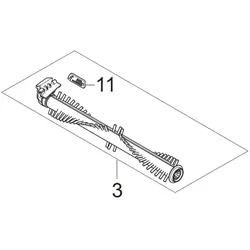 Nilfisk 128389252 Bürstenkit Ersatzbürste