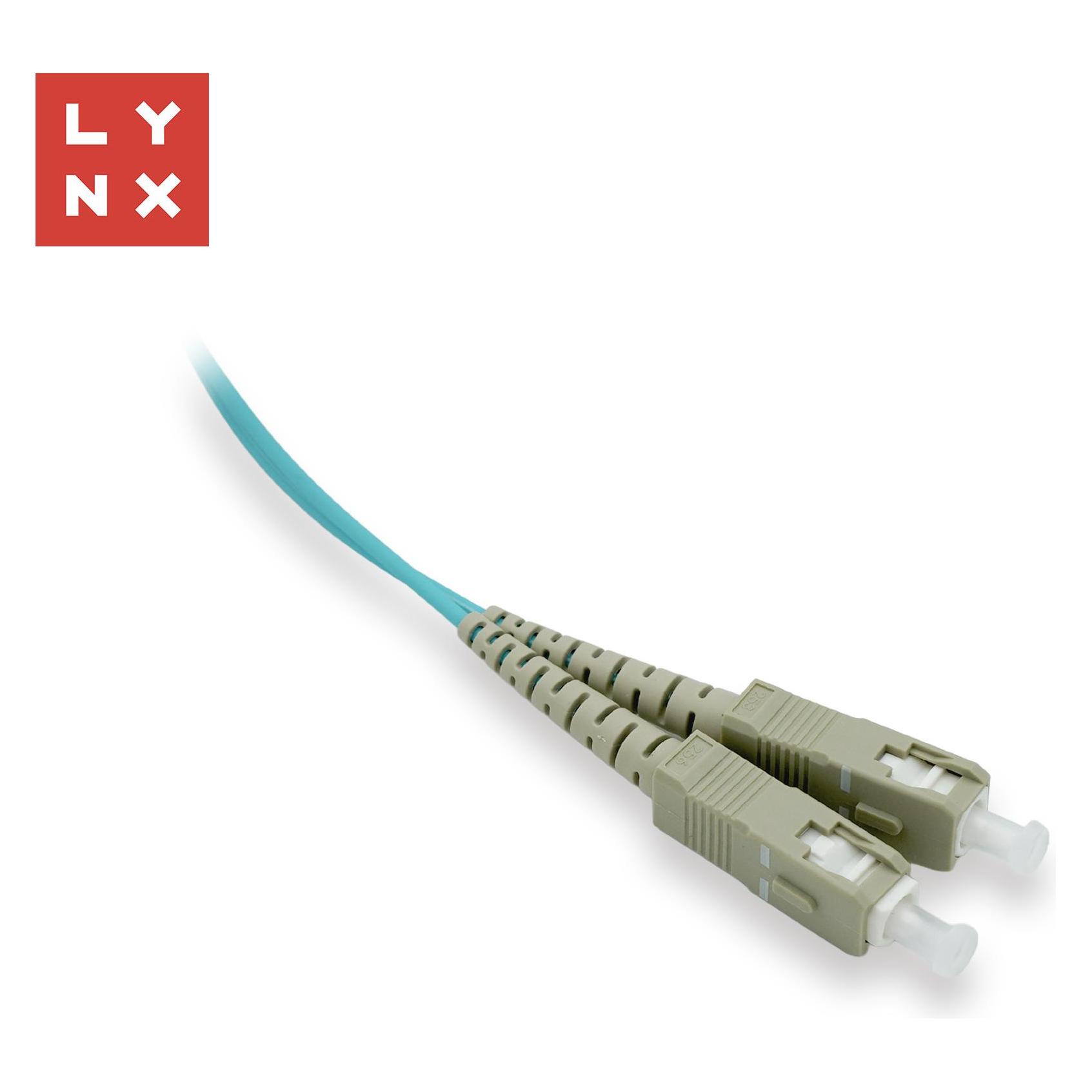 Lynx Cs LYNX duplexní patch kabel MM, OM3, SC/SC, 50/125µm, 2m (2 m) (LX-DPX-SC/SC-OM3-2)