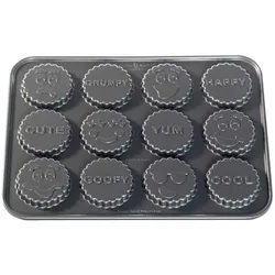 3x Nordic Ware Funny Faces, Backform