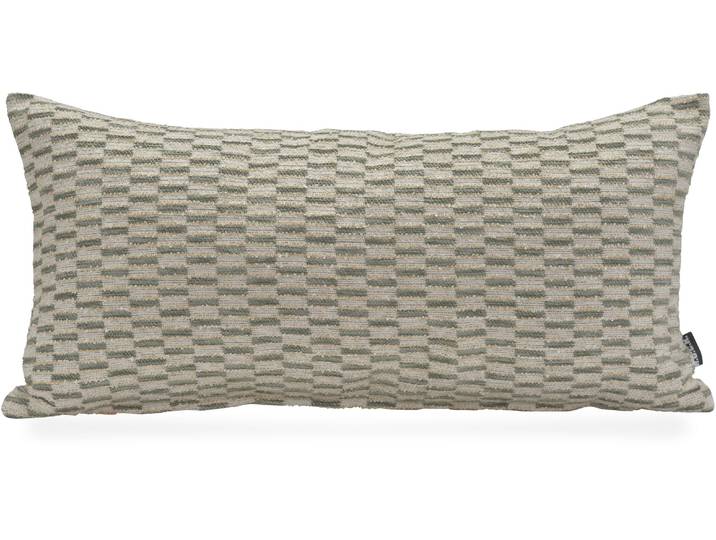 Dekokissen H.O.C.K. H.O.C.K. Antoine , beige (mint lindgrün, kariert), B:30cm H:10cm L:60cm, Polyester, Dekokissen_Sitzkissen_Kissenhüllen, Dekokissen