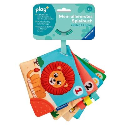 Play+ Mein allererstes Spielbuch: Zahlen und Farben (Stoffbuch) - ab 6 Monate
