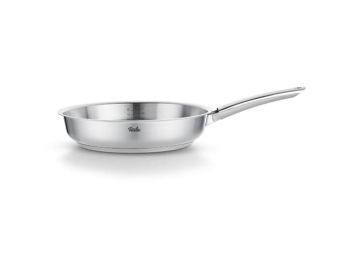 Fissler Bratpfanne Pure, Silber, Metall, 1.5 L, rund, Made in Germany, backofengeeignet, Kochen, Pfannen, Bratpfannen