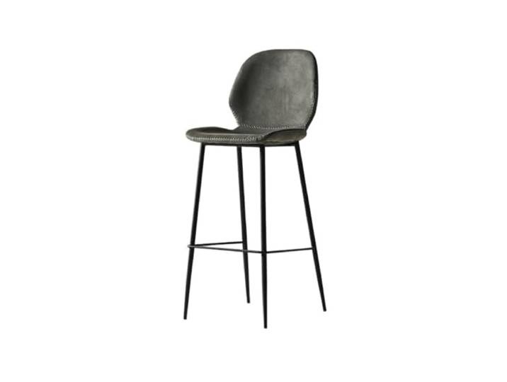 Barstühle Küchen-Hocker, Bar-Lounge-Stuhl mit hoher Rückenlehne(Dark Gray)