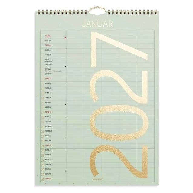 Mayla Pharma Familiekalender Color lille 2027 (27066120)