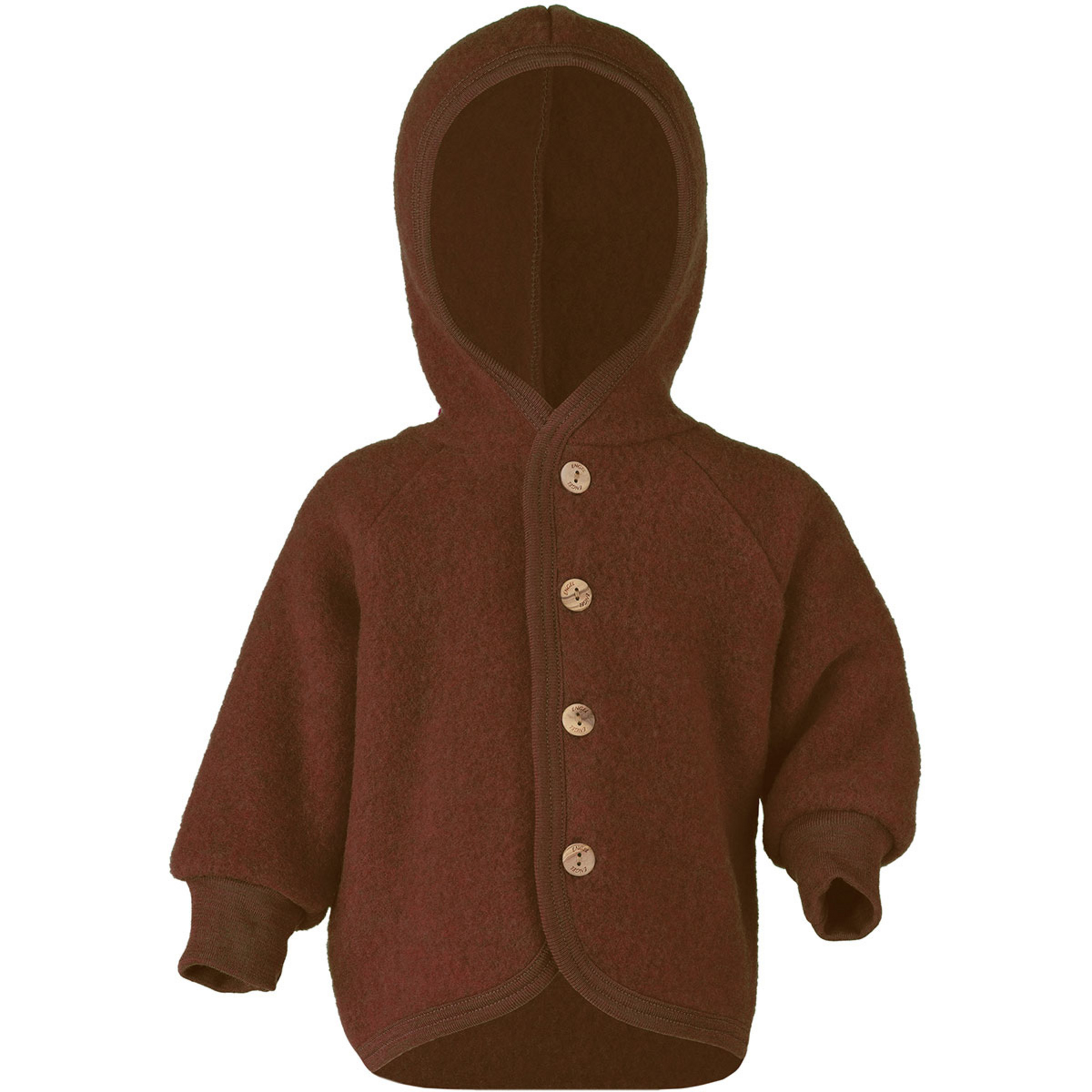 Engel Wollfleece Kinder Freizeitjacke, Parkas rot Größe 50 Trekking Hautfreundlich Merinowolle