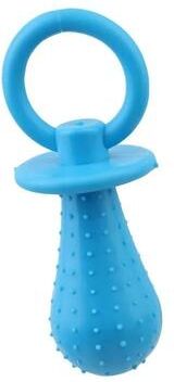 Uplift Treasures Interactive Rubber Pet Chew Toy blue 3.94 In 1.18 In