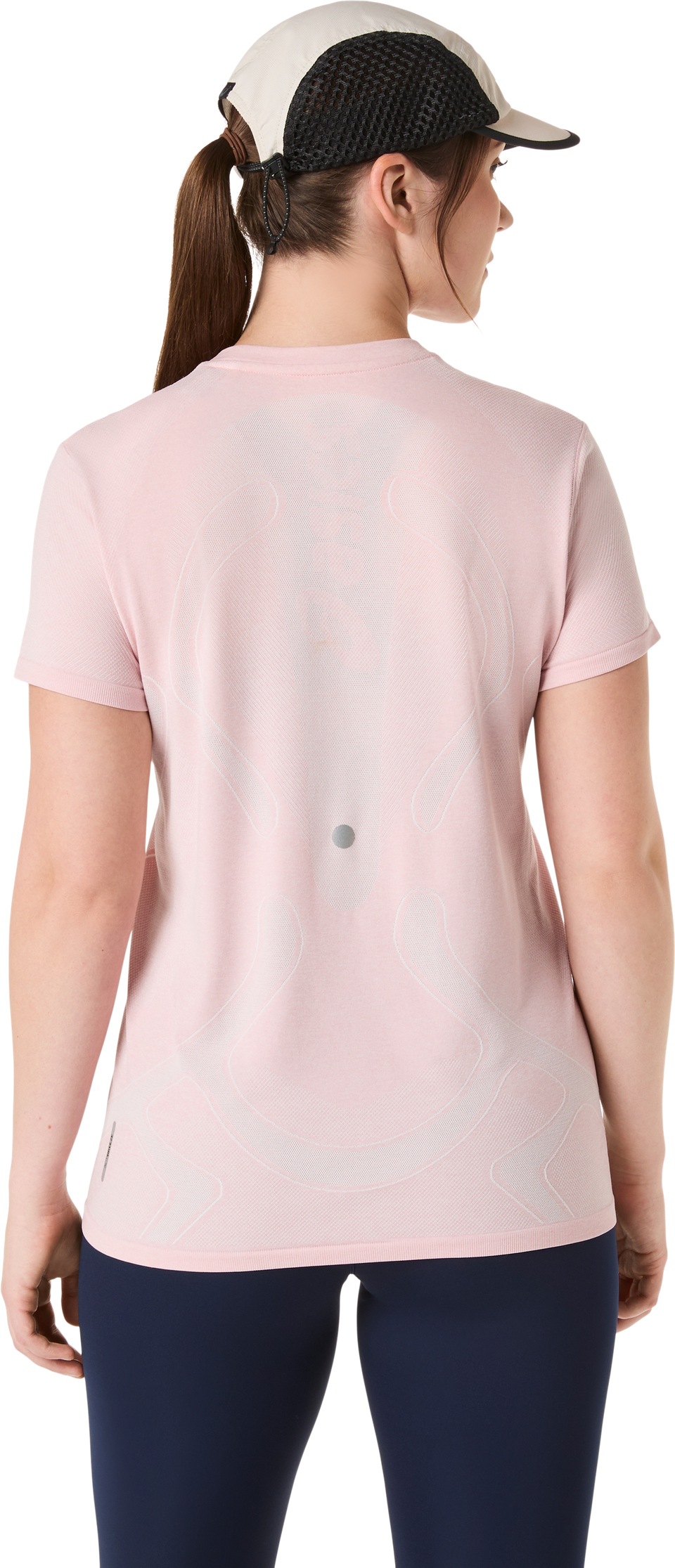 Laufshirt ASICS "ROAD SEAMLESS SS TOP", Damen, Gr. M, rosa (morganite, crystal pink), Obermaterial: 65% Polyamid, 35% Polyester, Shirts Laufshirt, ACTIBREEZE™ Technologie, Atmungsaktiv, Reflektierend morganite, crystal pink M