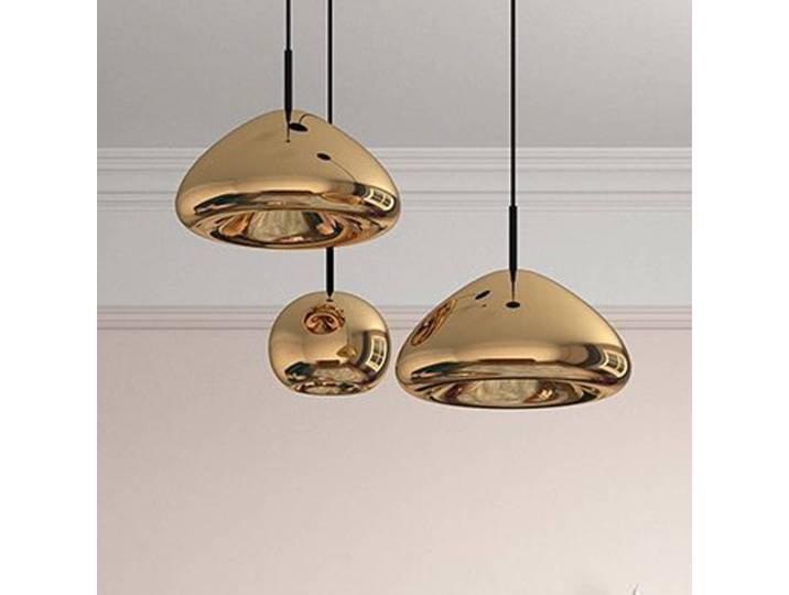 Tom Dixon Designer Hängelampe Void mini, dimmbar, messing / gold, für Wohn- / Esszimmer, Messing, Design, Pendelleuchte