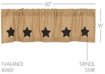 VHC Brands Simple Life Flax Valance
