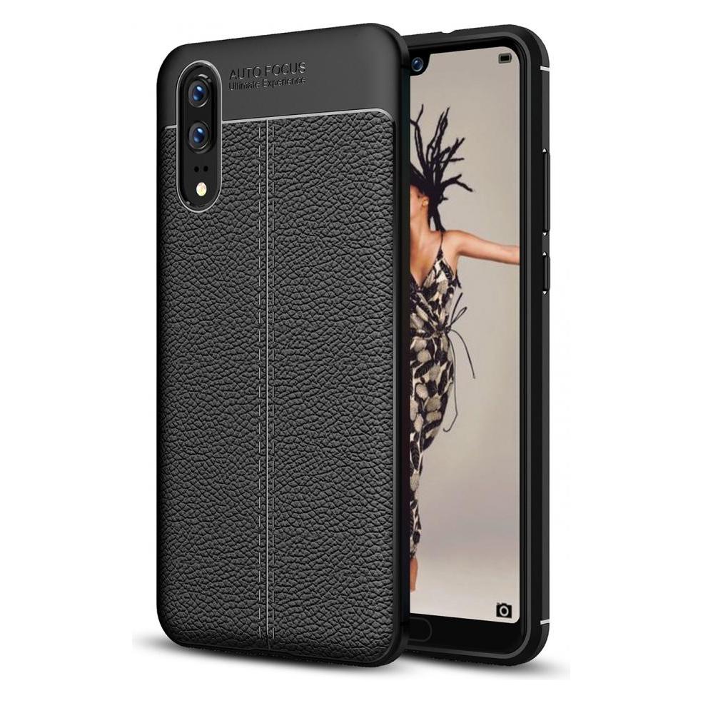 Screenguard Huawei P20 Hülle Leather Design TPU Cover (Huawei P20) (00024619)