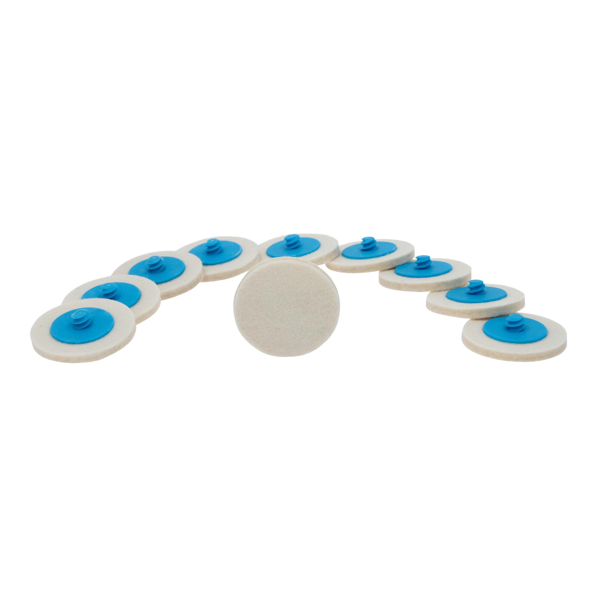 KS Tools Ersatz-Schleifpads, Ø50mm Topfkratzwolle 10er Pack (515.5081)