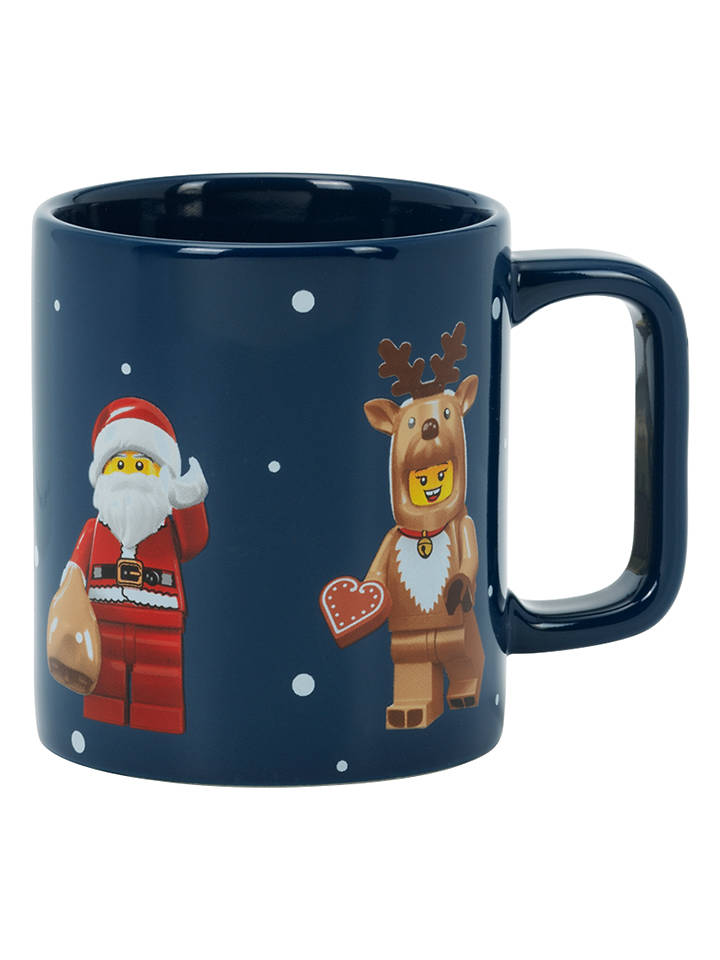 LEGO Tasse "Christmas Minifigures" in Dunkelblau - 300 ml - onesize