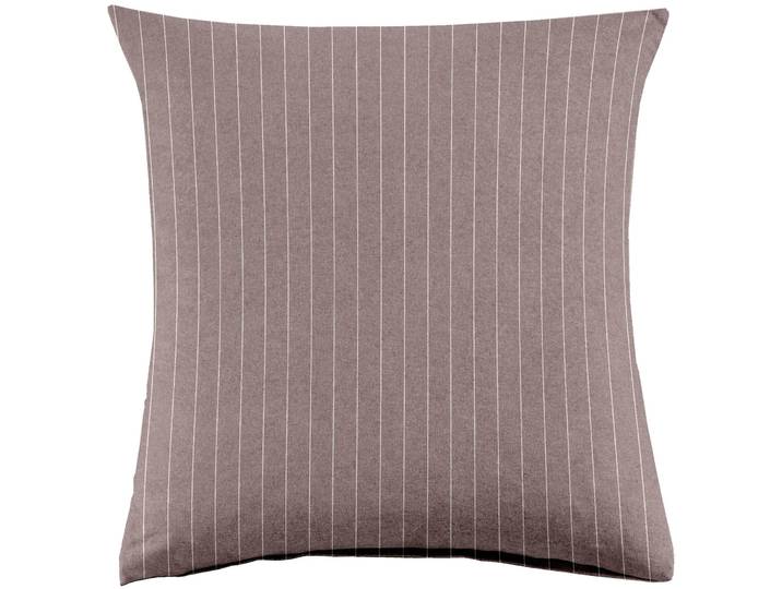 Kissenbezug Emma 65x65cm brown - Farbe: Braun - Material: 100% Baumwoll-Flanell, Heather Melange Optik