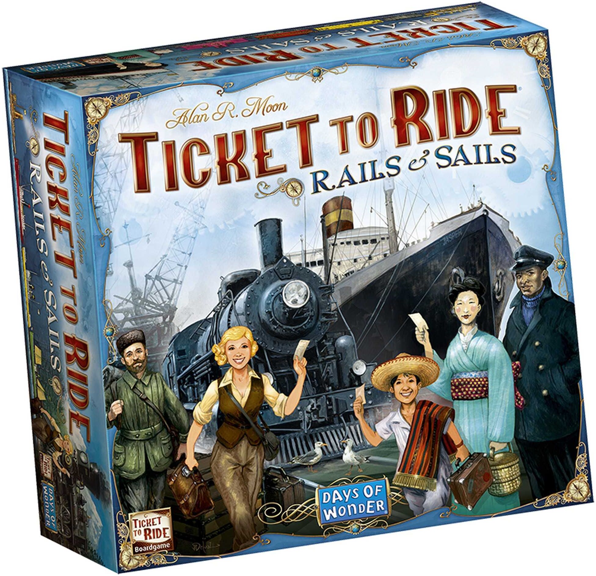 Ticket to Ride: Rails ; Sails Board Game by Days of Wonder