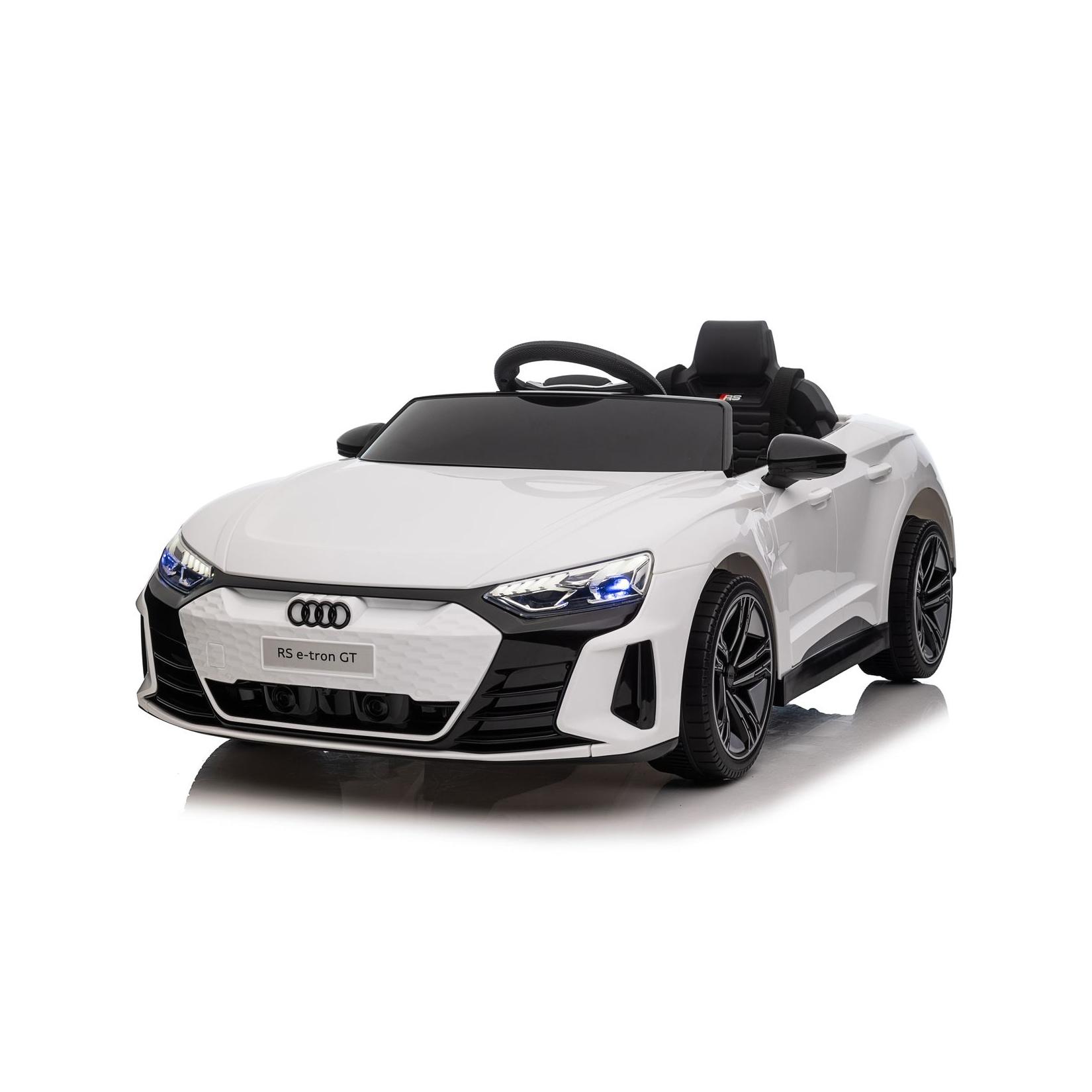 Moni Kinder Elektroauto Audi RS E-Tron GT 6888 Fernbedienung EVA-Räder, Mp3, USB weiß