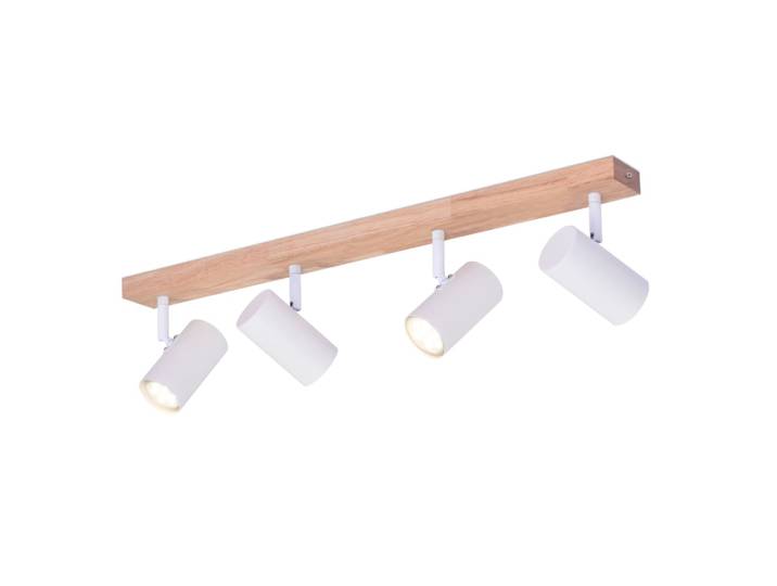 Applique murale en fer blanc 49.5x10.5x14.3cm gu10