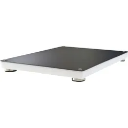 Schneidbrett weiß, mit Stahlfüße, mit 6 Auflagen Länge: 600 mm, Breite: 400 mm
