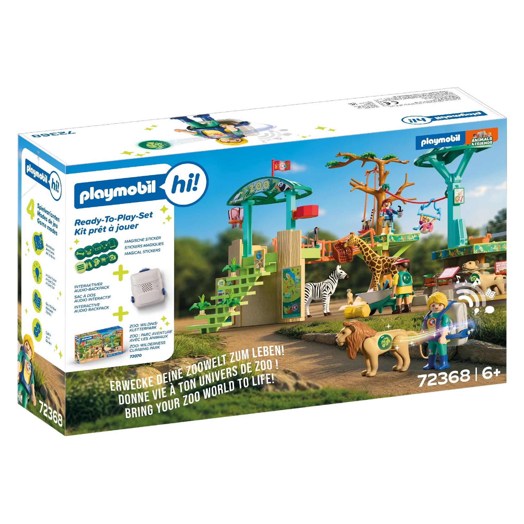 Playmobil PM Hi Zoo Ready-to-Play Set (72368) (72368)