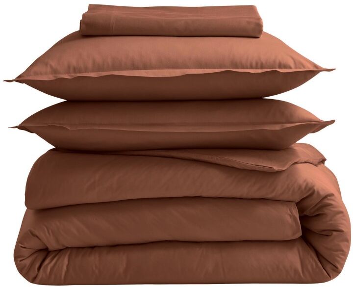 Drap housse satin Tradilinge CUIR (Couleur : Cuir)