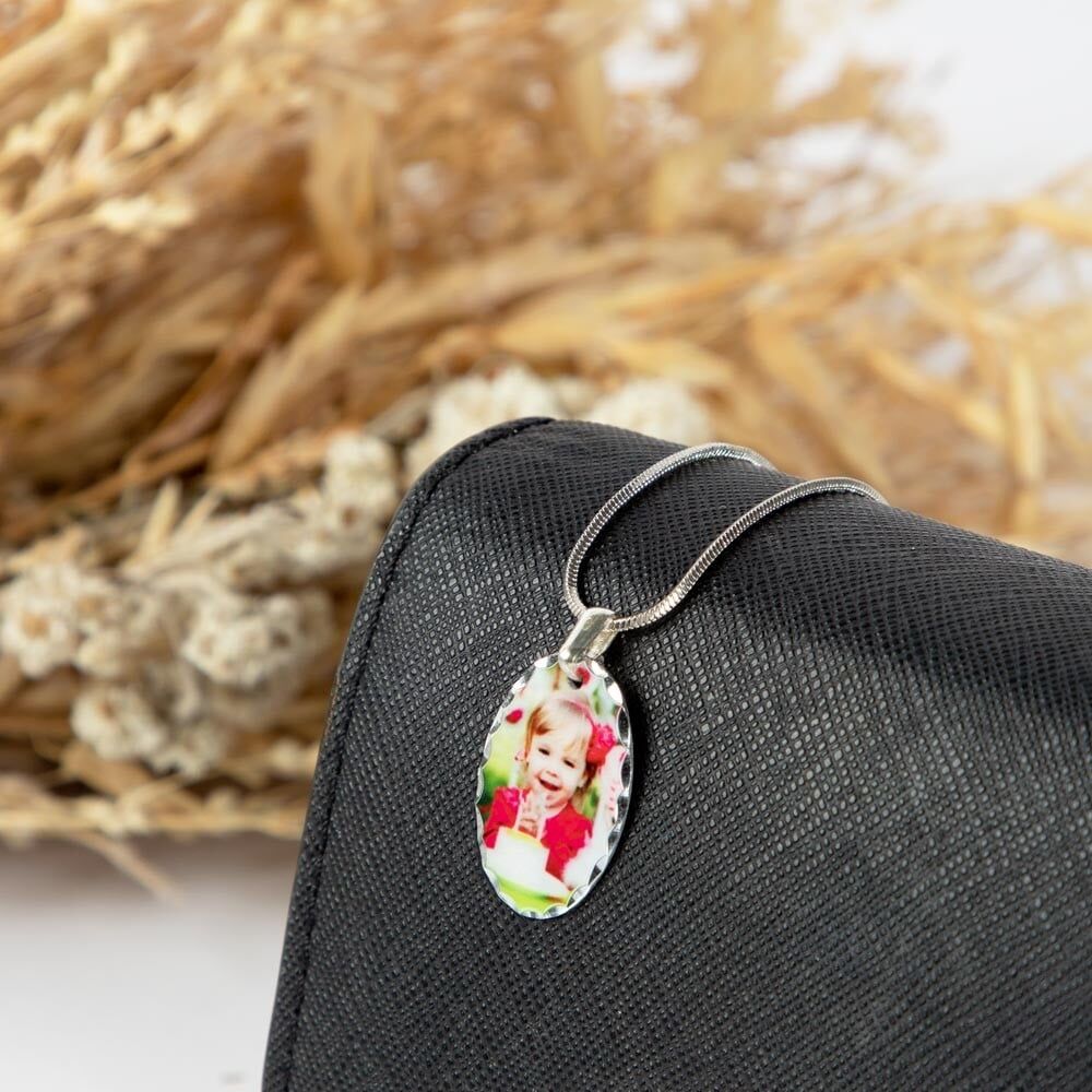 Ocadeau Pendentif personnalisé ovale