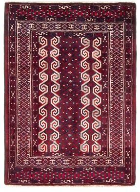 ECARPETGALLERY Hand-knotted Teimani Navy Wool Rug - 2'10 x 4'3