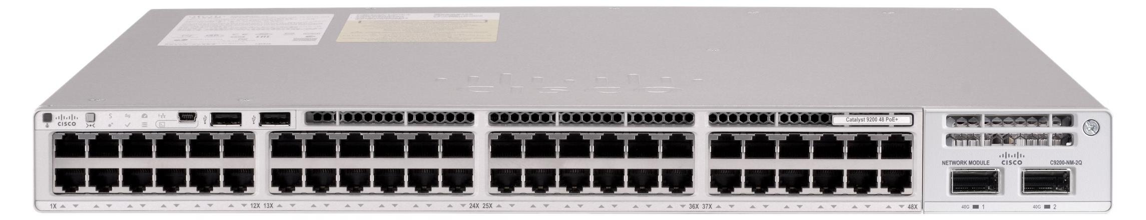 Cisco C9200-48PXG-E, Managed, L2/L3, Gigabit Ethernet (10/100/1000), Power over Ethernet (PoE)