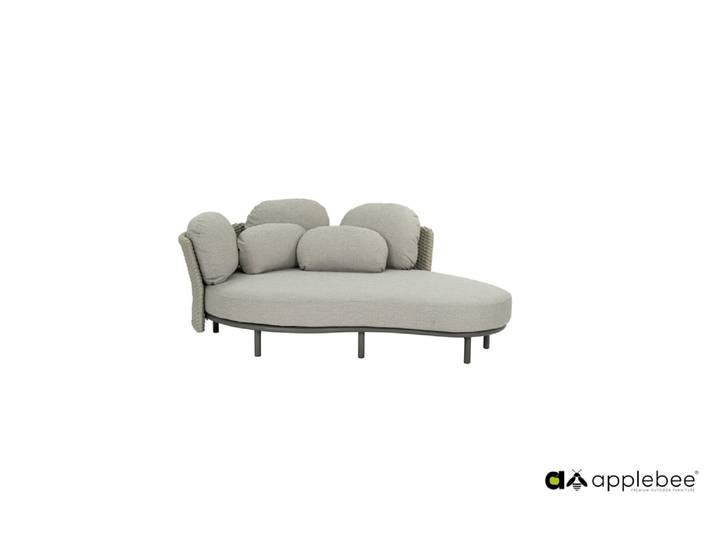 Apple Bee Chill Out Daybed Aluminium Taupe mid Grey