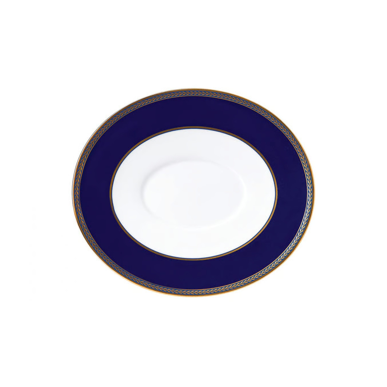 Wedgwood Renaissance Gold sailschaal blauw