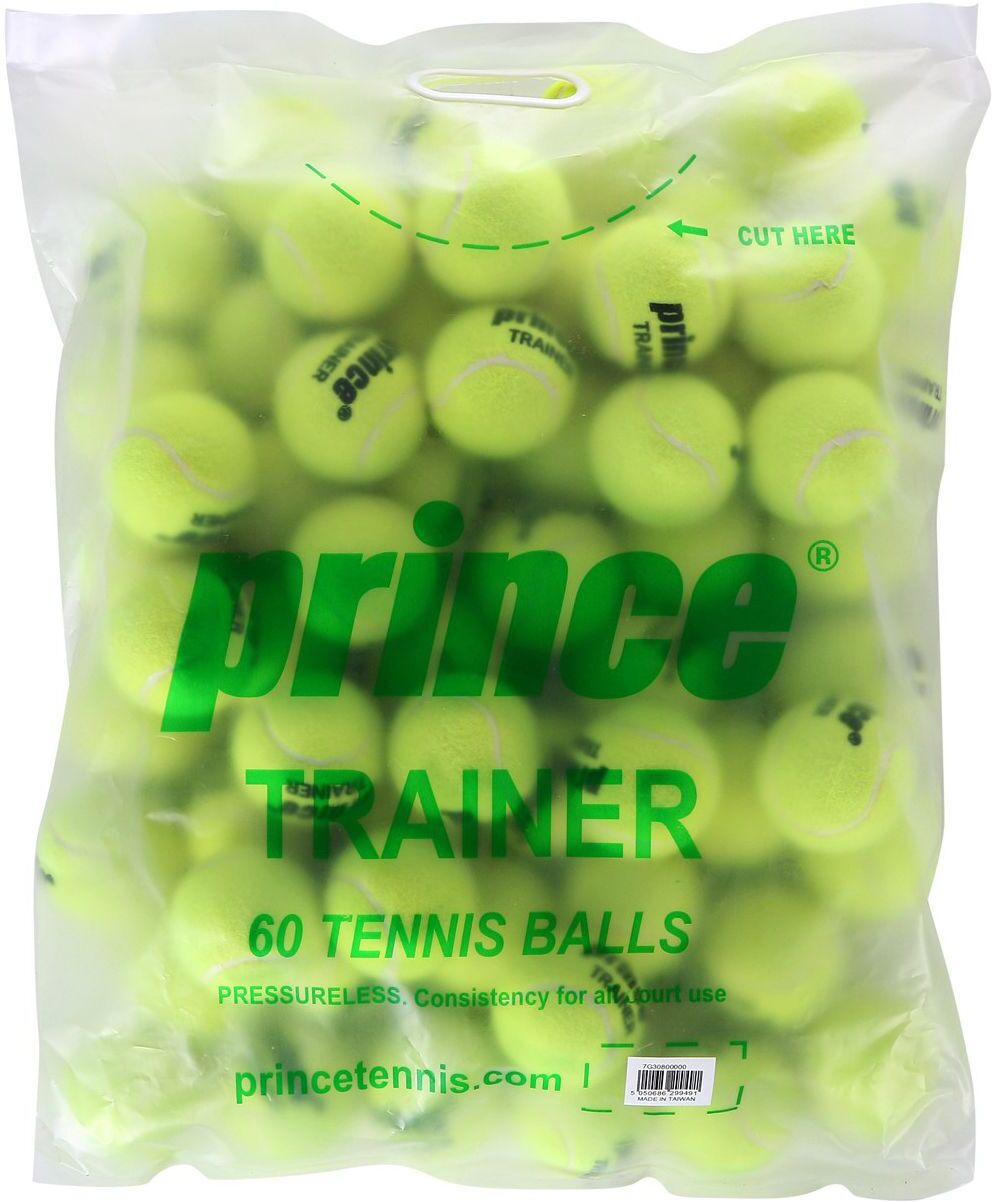 Prince Bolsa de 60 bolas de tenis TRAINER . Amarillo