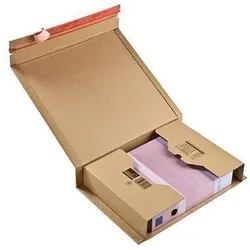 Colompac Versandkarton Universal CP020.17 38x8x29cm braun