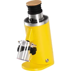 ROASTLY DF54 Coffee Grinder Gen 4 IV V4, Electric Single Dose Coffee Grinder, Near Zero Retention (Yellow)
